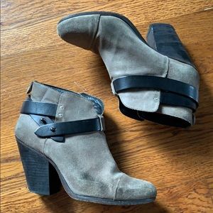 Rag & Bone Harrow Booties Grey 38